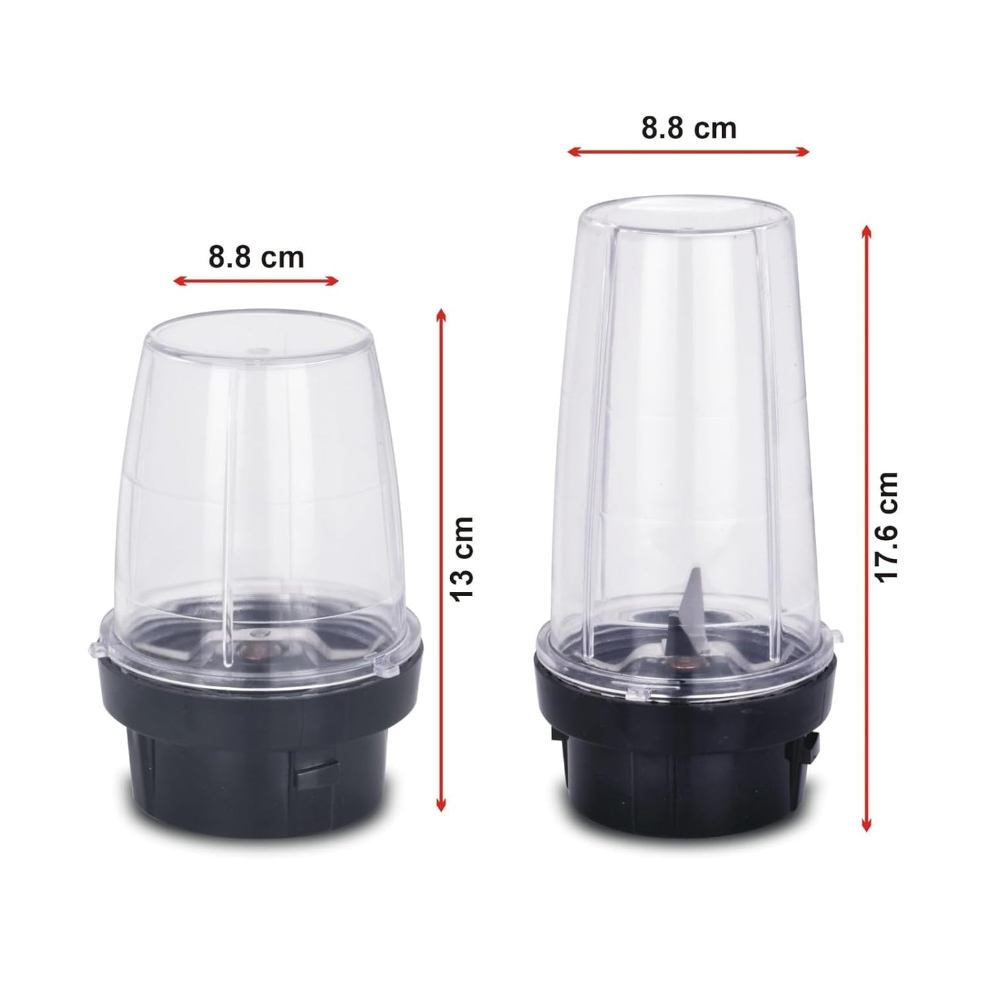 Bullet Jars- Fit In all Mixer (Combo)
